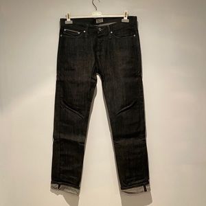 Men’s Naked & Famous Black Raw Denim